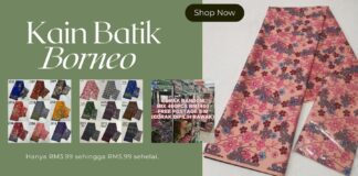 Kain Batik Borneo Yang Viral