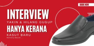 Kasut Hitam Abaro Paling Smart Sesuai Untuk Interview, Pergi Kerja & Dating.
