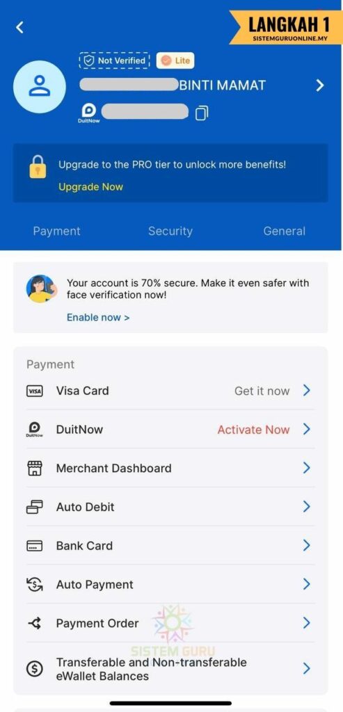 Penerangan Lengkap Tentang Aplikasi Touch N GO dan Nikmati Lebih 10 Kemudahan TNG 9 cara verify akaun tng 0