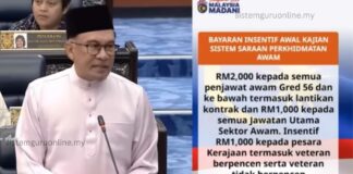 bantuan rm2000 kepada penjawat awam