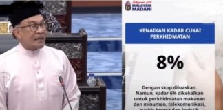 Cukai Dinaikkan Tahun Hadapan Kepada 8% Oleh Kerajaan Malaysia cukai dinaikkan tahun hadapan 1