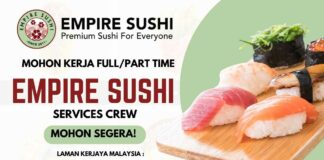 kerja empire sushi