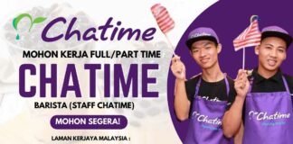Mohon Kerja Part Time Chatime Yang Mempunyai Lebih 90 Cawangan Dalam Malaysia kerja part time chatime
