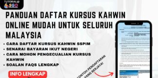 Panduan Daftar Kursus Kahwin Online Mudah Untuk Seluruh Malaysia