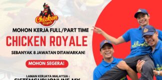 Cara Mohon Kerja Chicken Royale Secara Fulltime dan Part Time mohon kerja chicken royale