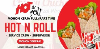 Cara Mohon Kerja Hot n Roll Yang Menawarkan 2 Jenis Kerja Fulltime dan Part Time mohon kerja hot n roll