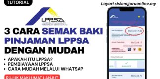 3 Cara Semak Baki Pinjaman LPPSA Dengan Mudah