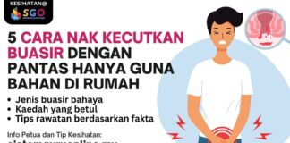 5 Cara Nak Kecutkan Buasir Luar dan Dalam Cara Nak Kecutkan Buasir