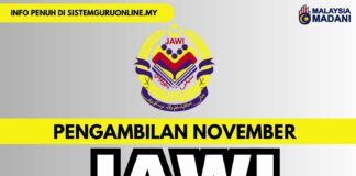Jawatan Kosong JAWI November 2023 jawatan kosong jawi