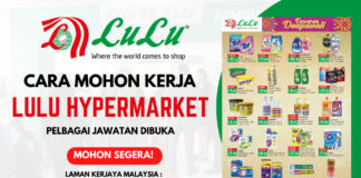Mohon Kerja Lulu Hypermarket Bagi Kemasukan 5 Jawatan Mohon Kerja Lulu Hypermarket