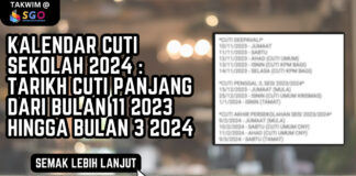 Cuti Sekolah 2024