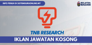 Kerja TNB Research : 4 Jawatan Dibuka Untuk Seluruh Rakyat Malaysia