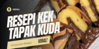 Himpunan Resepi Kek Tapak Kuda Viral