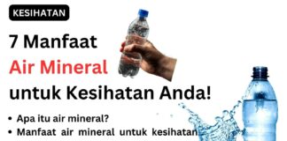 7 Manfaat Air Mineral untuk Kesihatan Anda!