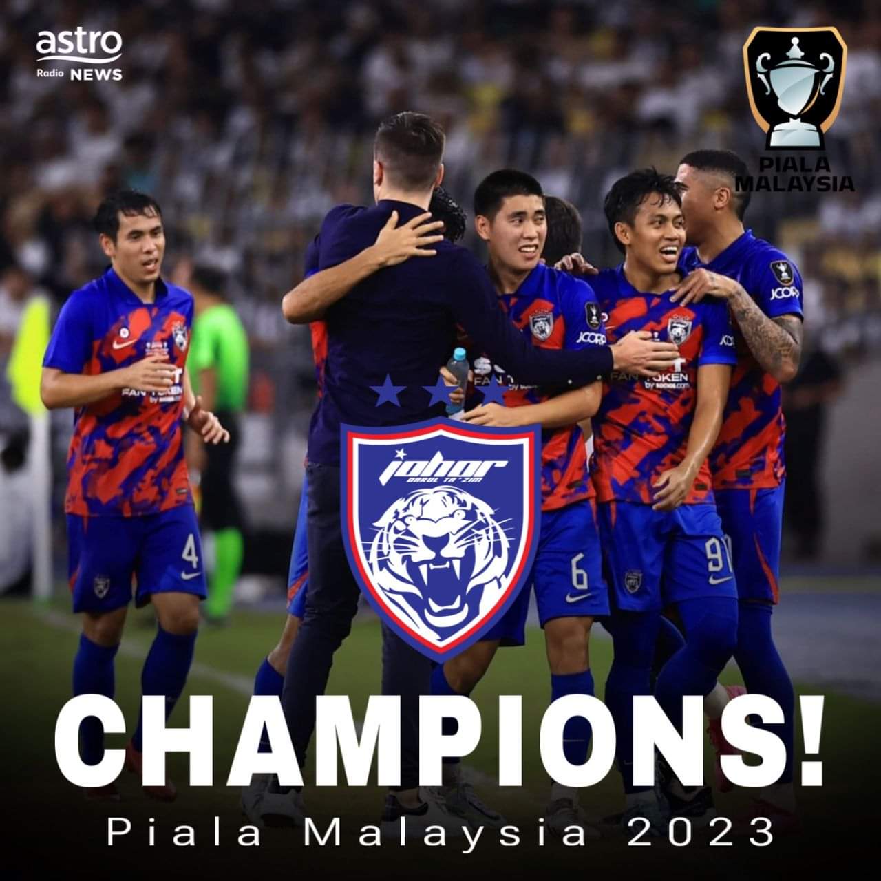 JDT Juara Piala Malaysia 2023