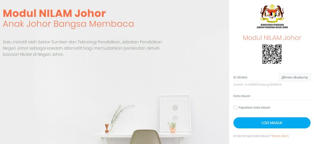 Login NILAM JOHOR : Cara Daftar, Panduan Perekodan dan Penarafan 1 Hingga 5 Bintang 2 Nilam Johor : Sistem Perekodan Bahan Bacaan Online