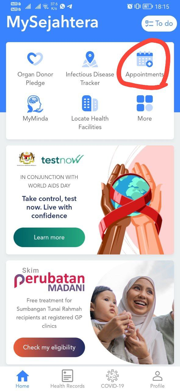 Cara Buat Temujanji HIV Test Kahwin Untuk PraPerkahwinan Melalui