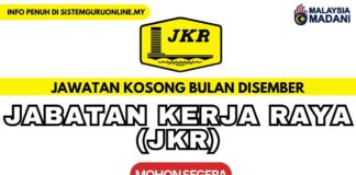 Jawatan Kosong JKR Disember 2023 jawatan kosong JKR disember 2023