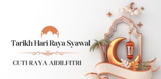 Tarikh Hari Raya Syawal 2024 dan Cuti Raya Aidilfitri 2024 Tarikh Hari Raya Syawal 2024 dan Cuti Raya Aidilfitri 2024