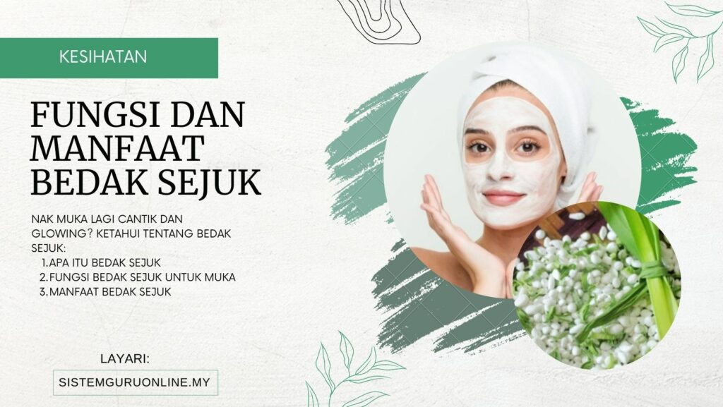 6 Manfaat Bedak Sejuk Untuk Muka dan Sebab Kenapa Bedak Sejuk Sangat Berkesan 1 BEDAK SEJUK