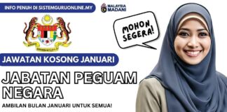 Jawatan Kosong Jabatan Peguam Negara Januari 2024 Jawatan Kosong Jabatan Peguam Negara Januari 2024