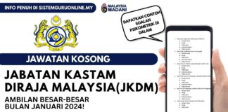 Pengambilan Jawatan Kosong Kastam Januari 2024 Secara Besar-besaran Jawatan Kosong Kastam Januari 2024