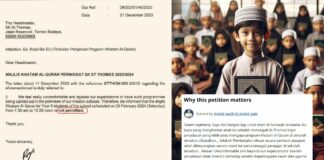 Petisyen Isu Majlis Khatam Quran Sekolah Dibatalkan di Sarawak Petisyen dan Isu Majlis Khatam Quran Sekolah Dibatalkan di Sarawak