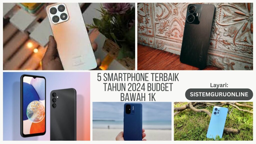 5 Smartphone Terbaik Tahun 2024 Budget Bawah 1K di Malaysia
