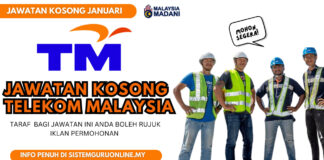 Makluman Pengambilan Jawatan Kosong Telekom Malaysia