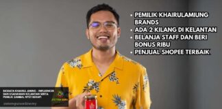 Biodata Khairul Aming - Influencer dan Usahawan Kelantan Serta Pemilik Sambal Nyet Berapi