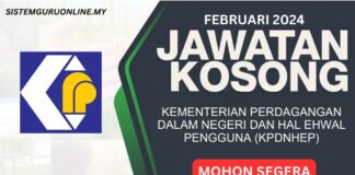 Jawatan Kosong KPDNHEP Februari 2024