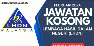 Pengambilan Jawatan LHDN Februari 2024 Pengambilan Jawatan lhdn Februari 2024