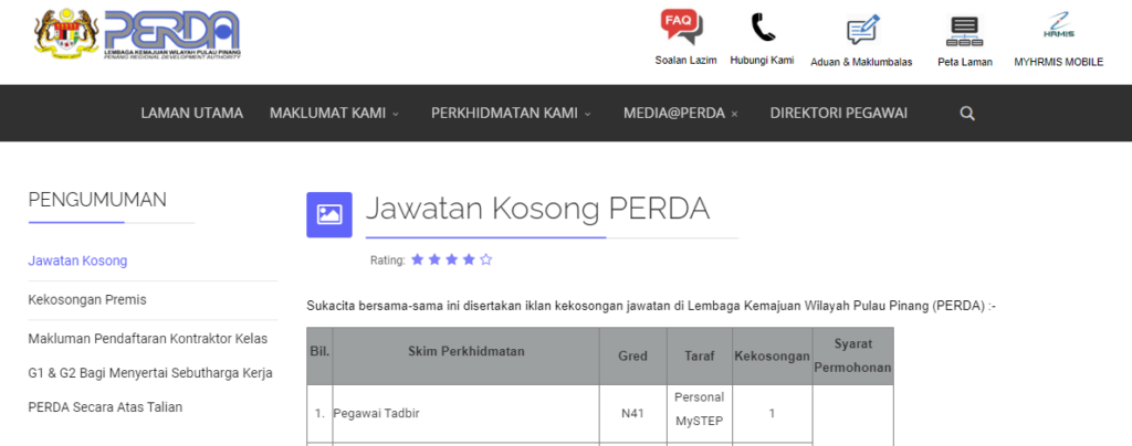 Pengambilan Jawatan PERDA Februari 2024 Secara Besar-Besaran 3 image 42