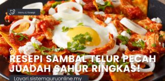 Himpunan Resepi Sambal Telur Pecah Untuk Juadah Sahur