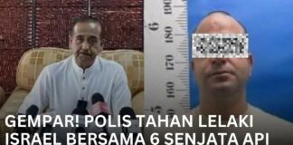 Gempar! Polis Tahan Lelaki Israel Bersama 6 Senjata Api Gempar! Polis Tahan Lelaki Israel Bersama 6 Senjata Api