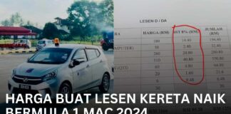 Harga Buat Lesen Kereta Naik Bermula 1 Mac 2024 Harga Buat Lesen Kereta Naik Bermula 1 Mac 2024