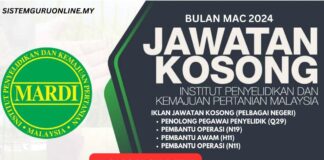 Jawatan Kosong MARDI mac 2024