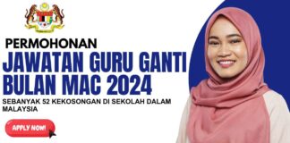 Pengambilan Jawatan Guru Ganti Bulan Mac 2024 Pengambilan Jawatan Guru Ganti Bulan Mac 2024
