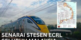 Senarai Stesen ECRL Seluruh Malaysia