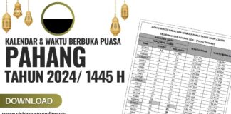 Waktu Berbuka Puasa 2024 Pahang