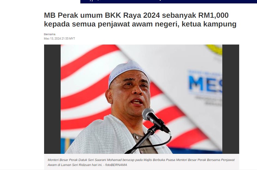 bantuan raya 2024 perak