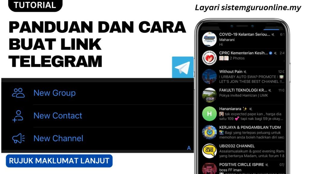 Cara Buat Link Telegram