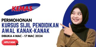 Permohonan Sijil Kursus KEMAS 2024
