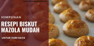 Resepi Biskut Mazola