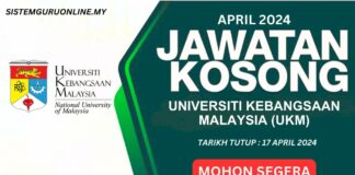 Jawatan Kosong UKM April 2024 Kini Dibuka