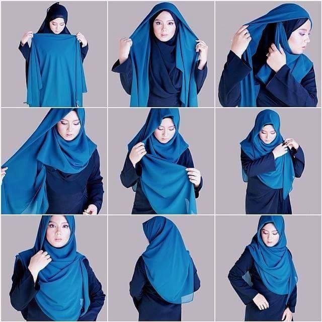 Tutorial Tudung Bawal Tutup Dada