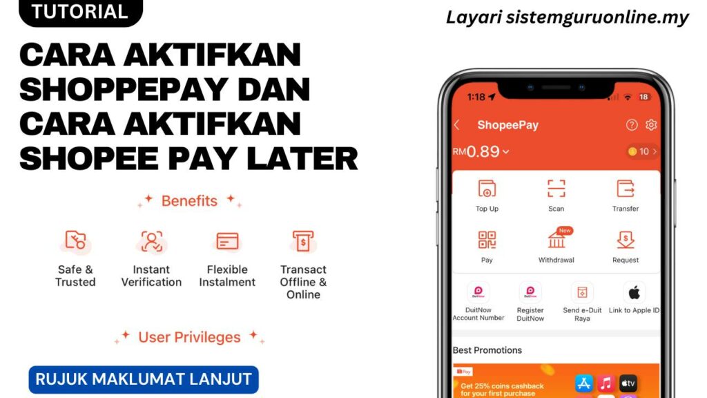 Cara Aktifkan Shopeepay