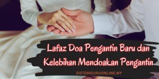 Lafaz Doa Pengantin Baru dan Kelebihan Mendoakan Pengantin