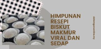 Himpunan Resepi Biskut Makmur Viral dan Sedap Biskut Makmur