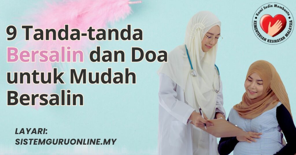 9 Tanda-tanda Bersalin dan Doa untuk Mudah Bersalin 1 tanda bersalin